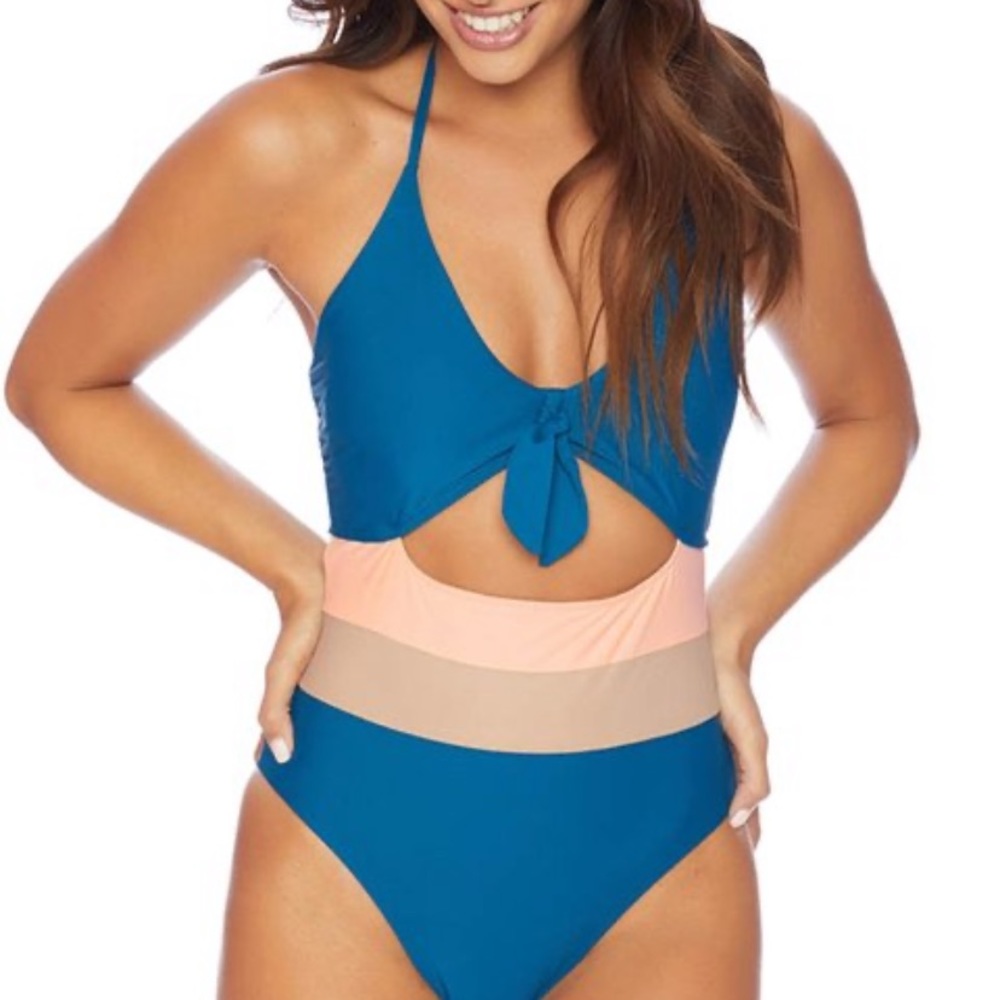 NWT Ella Moss Neopolitan One Piece Swimsuit Sz XS